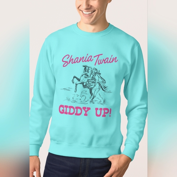 Shania Twain Giddy Up Sweatshirt Oversized Large L - Picture 1 of 8